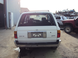 1992 TOYOTA 4RUNNER SR5 MODEL 4 DOOR 3.0L V6 AT 4WD COLOR WHITE STK Z13367