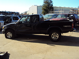 2000 TOYOTA TACOMA XTRA CAB PRE RUNNER TRD MODEL 3.4L V6 MT 4X4 WITH REAR DIFF LOCK COLOR BLACK STK Z13370
