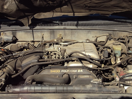 2000 TOYOTA TACOMA XTRA CAB PRE RUNNER TRD MODEL 3.4L V6 MT 4X4 WITH REAR DIFF LOCK COLOR BLACK STK Z13370