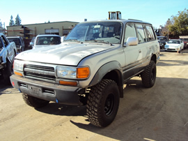 1991 TOYOTA LAND CRUISER 4.0L AT 4X4 COLOR SILVER STK Z13376