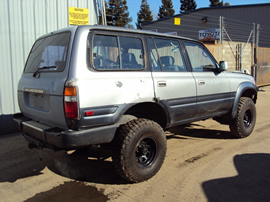 1991 TOYOTA LAND CRUISER 4.0L AT 4X4 COLOR SILVER STK Z13376