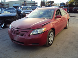 2007 TOYOTA CAMRY 4 DOOR SEDAN LE MODEL 2.4L AT 2WD COLOR RED STK Z13379