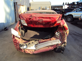 2007 TOYOTA CAMRY 4 DOOR SEDAN LE MODEL 2.4L AT 2WD COLOR RED STK Z13379