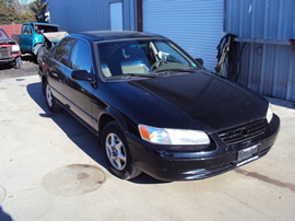 1997 TOYOTA CAMRY 4 DOOR SEDAN LE MODEL 2.2L 4 CYL CA EMISS AT FWD COLOR BLACK STK Z13381