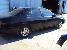 1997 TOYOTA CAMRY 4 DOOR SEDAN LE MODEL 2.2L 4 CYL CA EMISS AT FWD COLOR BLACK STK Z13381