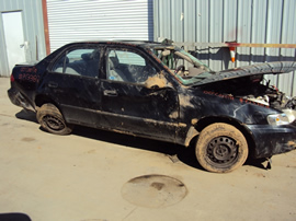 2000 TOYOTA COROLLA 4 DOOR SEDAN CE MODEL 1.8L AT FWD COLOR BLACK STK Z13382