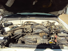 1999 TOYOTA TACOMA XTRA CAB DLX MODEL 3.4L V6 WITH TRD SUPERCHARGER MT 4X4 WITH REAR DIFF LOCK COLOR WHITE STK Z13384