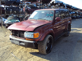 1994 TOYOTA LAND CRUISER SUV 4.6L AT 4X4 COLOR RED STK Z13388