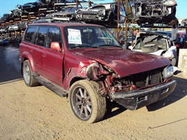 1994 TOYOTA LAND CRUISER SUV 4.6L AT 4X4 COLOR RED STK Z13388
