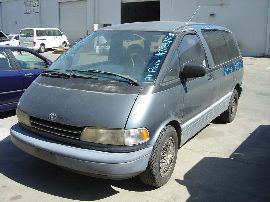 1991 toyota previa van le model,2.4l at fwd color blue