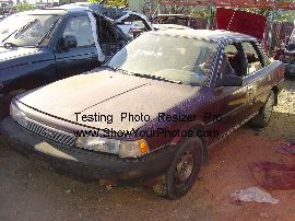 1989 TOYOTA CAMRY 4 DOOR SEDAN 2.0L AT FWD COLOR MAROON