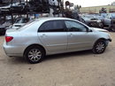 2003 TOYOTA COROLLA 4 DOOR SEDAN LE MODEL 1.8L AT FWD COLOR SILVER STK Z13404