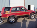 1986 TOYOTA 4 RUNNER 2 DOOR DELUXE MODEL 2.4L EFI AT 4X4 WITH MANUAL LOCKING HUBS COLOR RED STK Z13411