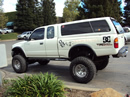 1998 TOYOTA TACOMA XTRA CAB DELUXE MODEL WITH TRD PACKAGE 3.4L V6 MT 4X4 WITH REAR DIFF LOCK COLOR WHITE STK Z13413