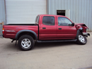 2001 TOYOTA TACOMA 4 DOOR SR5 MODEL WITH TRD PACKAGE 3.4L V6 AT 4X4 COLOR RED STK Z13434