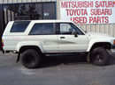 1989 TOYOTA 4RUNNER 2 DOOR SR5 MODEL 3.0L V6 MT 4X4 COLOR WHITE Z13530