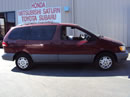 2001 TOYOTA SIENNA VAN 5 DOOR DUAL SLIDE SIDE DOORS LE MODEL 3.0L V6 AT FWD COLOR RED Z13546