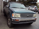 1997 TOYOTA T100 PICK UP XTRA CAB SR5 MODEL 3.4L V6 AT 4X4 COLOR GREEN Z13552