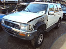 1996 TOYOTA 4 RUNNER ,V6, AUTO TRANSMISSION, WHITE, STK:T09262