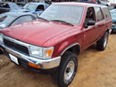 1994 TOYOTA 4 RUNNER , V6 , AUTOMATIC TRANSMISSION, COLOR - RED , STK # T10285