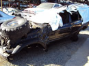1993 TOYOTA LANDCRUISER (ROLL OVER) COLOR-BLACK STK#T10307