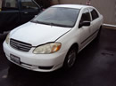 2003 TOYOTA COROLLA  , 4CYL,  AUTOMATIC TRANSMISSION  STK# Z10146