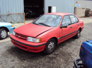 1994 Toyota Tercel DX model 4 door ,1.5L Engine, Automatic 3spd,Color Red, STK# Z11177