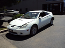 2001 TOYOTA CELICA GT COLOR,WHITE 1.8L, MANUAL TRANSMISSION 5 SPEED, STK# Z11186