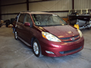 2007 TOYOTA SIENNA VAN XLE MODEL 5 POWER DOORS,3.5L V6 AT FWD COLOR RED STK Z12308