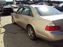 2003 TOYOTA AVALON XLS MODEL 4 DOOR SEDAN 3.0L V6 AT FWD COLOR GOLD STK Z12324