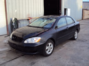 2007 TOYOTA COROLLA LE MODEL 4 DOOR SEDAN 1.8L AT FWD COLOR BLACK STK Z12350